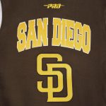 San Diego Padres City Arch Brown and White Varsity Jacket