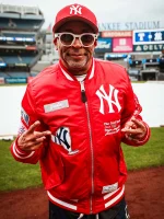 Spike Lee New York Yankees Red MA-1 Bomber Jacket
