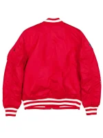 Spike Lee New York Yankees Red MA-1 Bomber Jacket