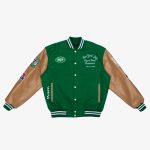 Super Bowl 1969 NY Jets Green and Brown Varsity Jacket