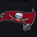 Tampa Bay Buccaneers Black Mechanic Cropped Full-Zip Jacket