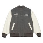 Team USA Coach Snoop Heather Gray Varsity Jacket