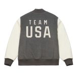 Team USA Coach Snoop Heather Gray Varsity Jacket