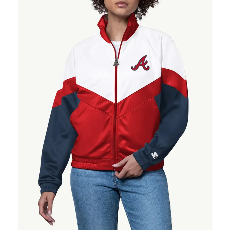 Teamwork Atlanta Braves Track Jacket 01 Teamwork Atlanta Braves Track Jacket