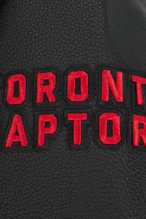 Toronto Raptors City Arch Black Varsity Jacket
