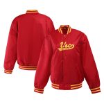 USC Trojans A Game Cardinal Varsity Satin Jacket