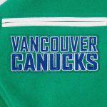 Vancouver Canucks Classic Green and White Varsity Jacket