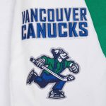 Vancouver Canucks Classic Green and White Varsity Jacket