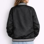 Virginia Tech Hokies Inner Drive Varsity Rhinestone Black Jacket