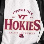 Virginia Tech Hokies Inner Drive Varsity Rhinestone Black Jacket