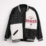 Virginia Tech Hokies Inner Drive Varsity Rhinestone Black Jacket