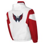 Washington Capitals White & Red Breakaway Anorak Hooded Jacket