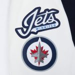 Winnipeg Jets Classic Navy and White Varsity Jacket