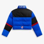 Women’s Blue Team USA Puffer Cropped Jacket