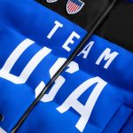 Women’s Blue Team USA Puffer Cropped Jacket