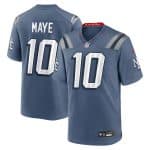 New England Patriots Nike Game Rivalry Jersey Navy Drake Maye Men’s - Image 4