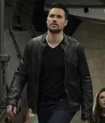 Agents of Shield Brett Dalton Black Leather Jacket