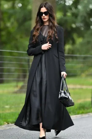 Andy Sachs The Devil Wears Prada 2 2026 Anne Hathaway Black Long Coat