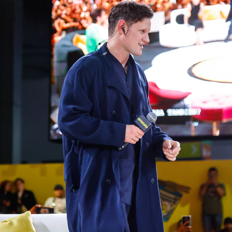 CCXP Mexico Matt Smith Blue Wool Coat 01 CCXP Mexico Matt Smith Blue Wool Coat