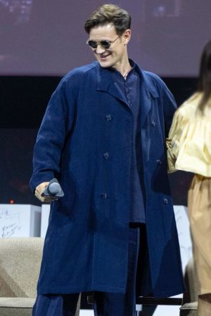 CCXP Mexico Matt Smith Blue Wool Coat