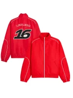 Charles Leclerc Scuderia Ferrari Racing Jacket