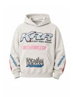 Drake KRR Kart Riba Racing Gray Hoodie