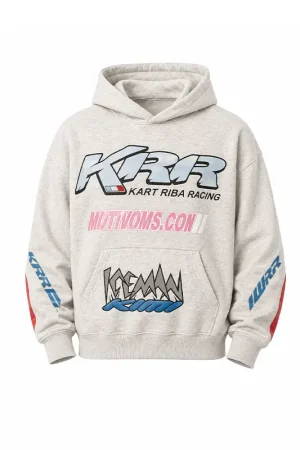 Drake KRR Kart Riba Racing Gray Hoodie