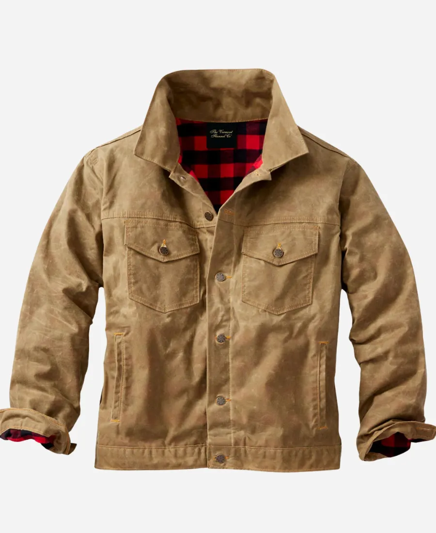 Field-Tan-91-Flannel-Lined-Tan-Brown-Jacket1 Field Tan ’91 Flannel Lined Jacket