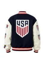 U.S. Soccer x Jeff Hamilton Varsity Jacket - Image 2