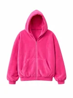 Justin Bieber Coachella Pink Hoodie