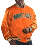 Miami Hurricanes Satin Jacket
