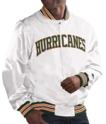 Miami Hurricanes Satin Jacket