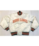 Miami Hurricanes Satin Jacket