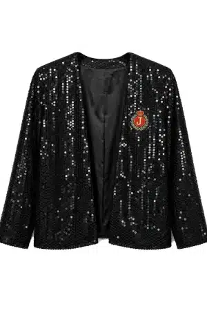 Michael Jackson Black Sequin Jacket