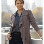 My Life is Murder Season 02 Lucy Lawless Grey Coat