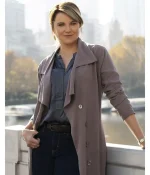 My Life is Murder Season 02 Lucy Lawless Grey Coat