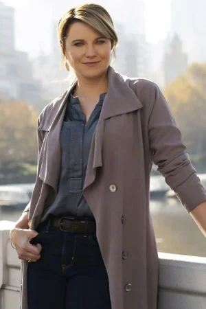 My Life is Murder Season 02 Lucy Lawless Grey Coat