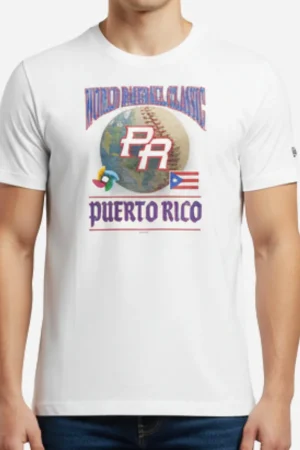 New Era Puerto Rico 2026 World Baseball T-Shirt