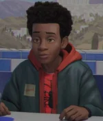 Spider Verse Miles Morales Jacket with Hoodie