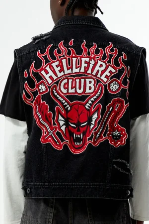 Stranger Things Dungeon Master Denim Vest