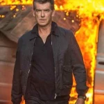 The November Man Pierce Brosnan Bomber Jacket