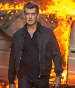 The November Man Pierce Brosnan Bomber Jacket