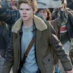 Thomas Brodie Sangster Maze Runner Brown Jacket
