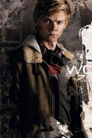 Thomas Brodie Sangster Maze Runner Brown Jacket