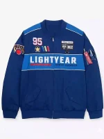 Toy Story 5 2026 Buzz Lightyear Space Ranger Blue Flight Bomber Jacket