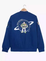 Toy Story 5 2026 Buzz Lightyear Space Ranger Blue Flight Bomber Jacket