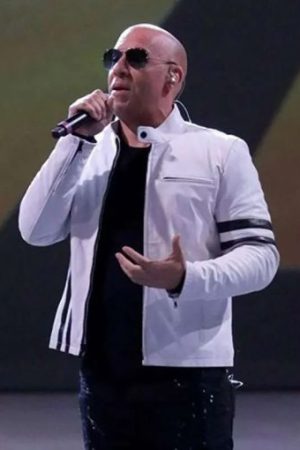 Vin Diesel Fast and Furious White Leather Jacket