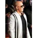 Vin Diesel Fast and Furious White Leather Jacket