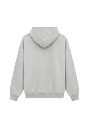 Young Miko Grey Logo Hoodie