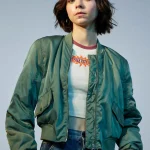 Emma Myers A Good Girl’s Guide to Murder Bomber Jacket